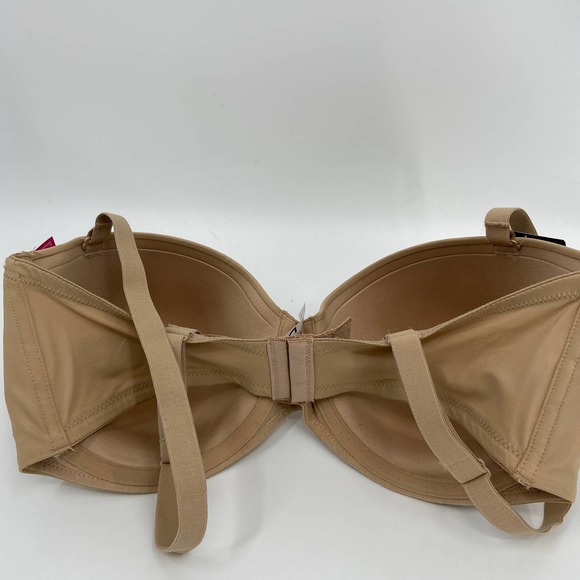 Maidenform Ultimate Stay Put Bra Convertible Strapless Lined Underwire Nude 40DD - Picture 5 of 10